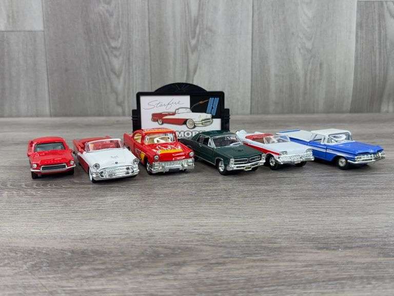 Ford, Chevy, Olds & Pontiac 1950's To 1960's Cars, 4"-5", Starfire Sign