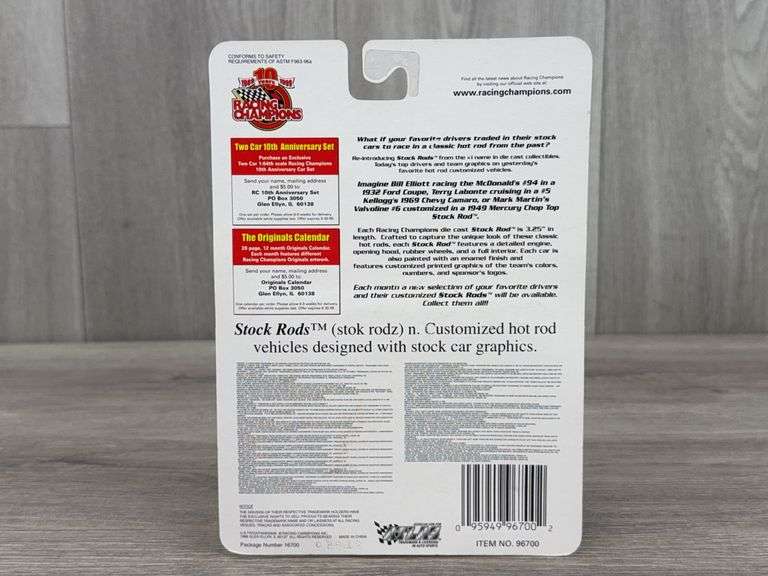 Darrell Waltrip #66 Kmart Pit Crew & 32 Ford Coupe Stock Rods, 3", Hot Wheels & Racing Champs