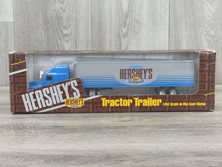 Freightliner Hershey's 100th Anniversary Tractor Trailer, 1/64, Ertl, Limited Edition