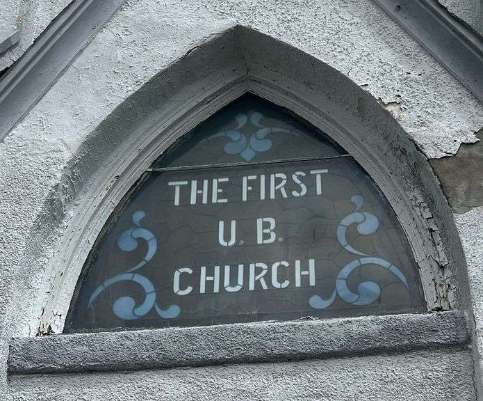 59" W X 50.5" H Stained Glass Window