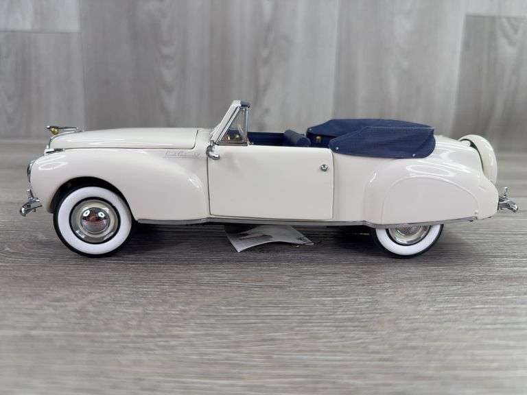 1941 Lincoln Continental Cabriolet Custom, Beige, 1/24, Franklin Mint Precision Models, Certificate Of Authenticity, #199/500, Main Street Products USA Limited Edition Exclusive, Collector Portfolio