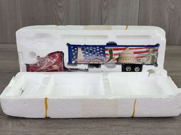 Kenworth T600B The Spirit of Liberty Tractor Trailer, 1/64, Ertl, Title of Ownership, Hamilton Authenticated