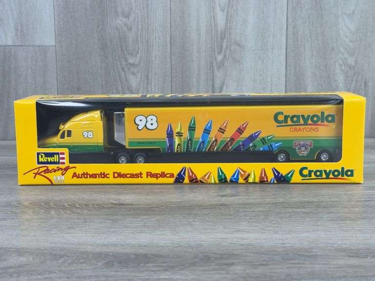 98 Crayola Crayons Tractor Trailer, 1/64, Revell Racing, 50th Anniversary Nascar