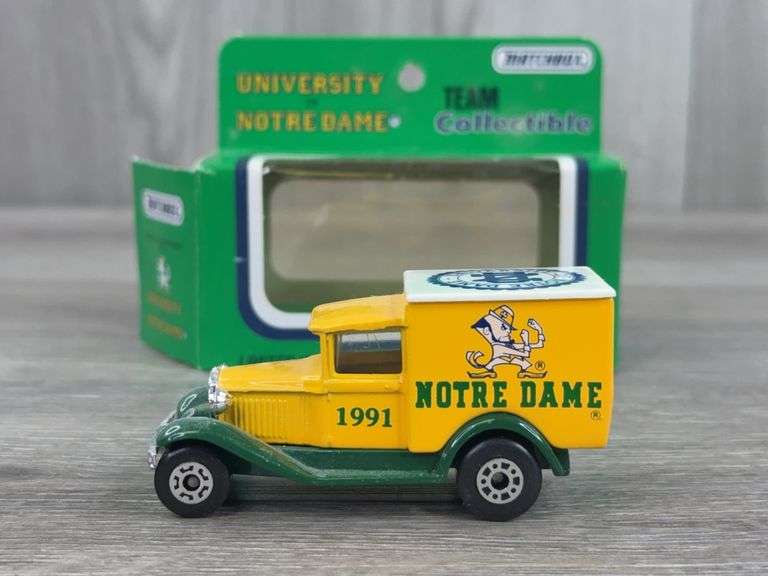 1991 University Of Notre Dame Ford Model A, Matchbox, 3", Limited Edition