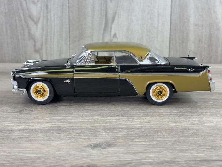 1956 DeSoto Adventurer Coupe, Black/Gold, 1/24, Danbury Mint, Certificate Of Title