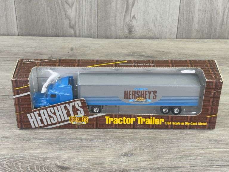 Freightliner Hershey's 100th Anniversary Tractor Trailer, 1/64, Ertl, Limited Edition