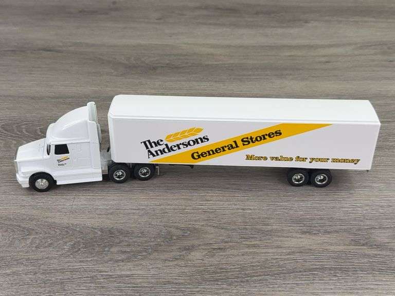 WhiteGMC Aero Conventional The Andersons General Stores Tractor Trailer, 1/64, Ertl