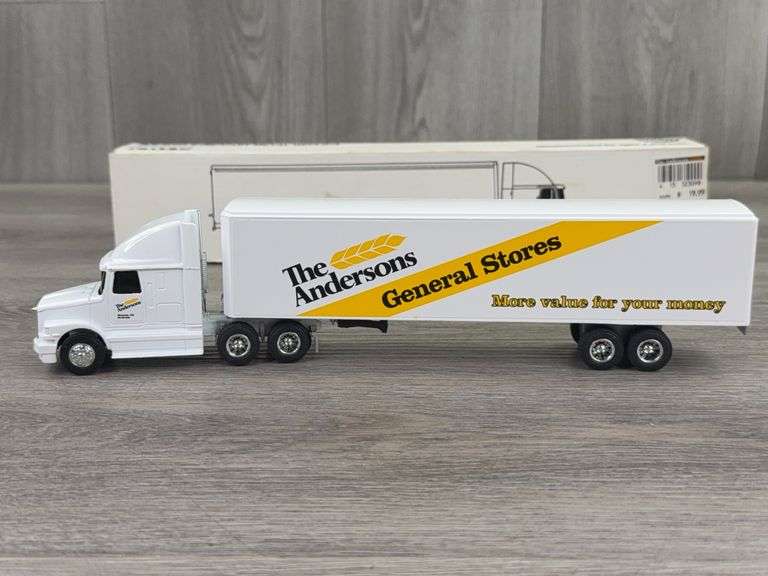 WhiteGMC Aero Conventional The Andersons General Stores Tractor Trailer, 1/64, Ertl