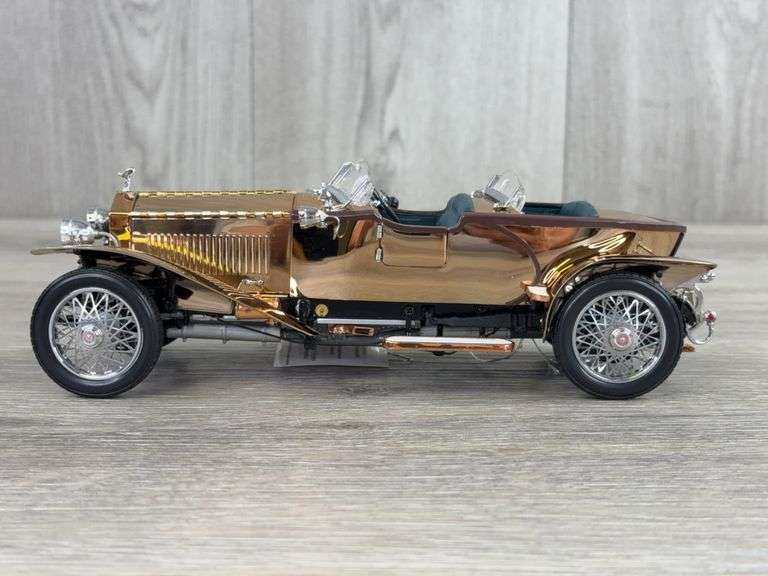 1921 Rolls-Royce Silver Ghost, Copper Bodied, 1/24, Franklin Mint Precision Models, Certificate Of Authenticity