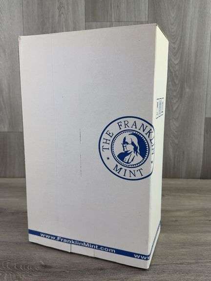 1957 Chrysler 300 Convertible, Red, 1/24, Franklin Mint Precision Models, Certificate Of Authenticity, #490/500, Main Street Products USA Limited Edition Exclusive, Outer Shipping Box