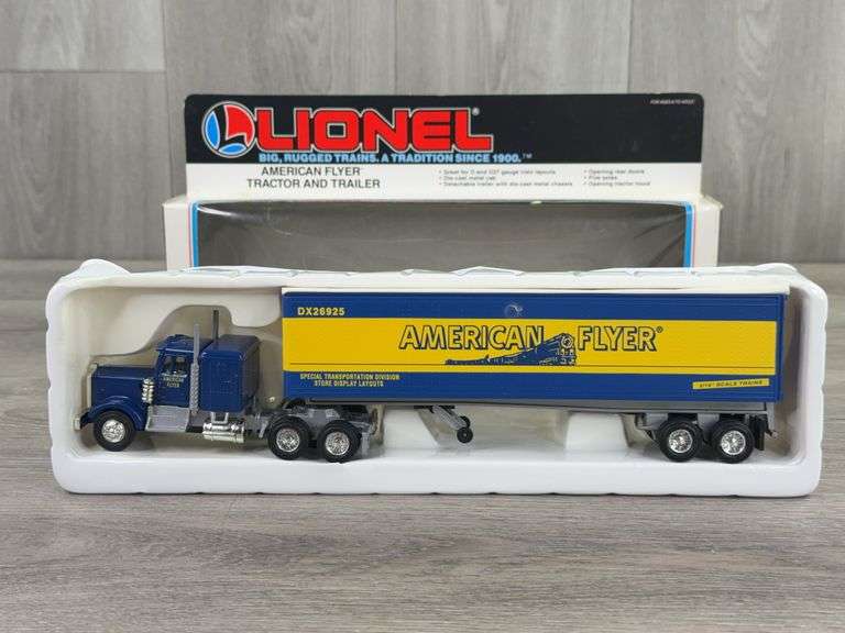 Lionel American Flyer Tractor And Trailer,  12", O and O-27 Gauge