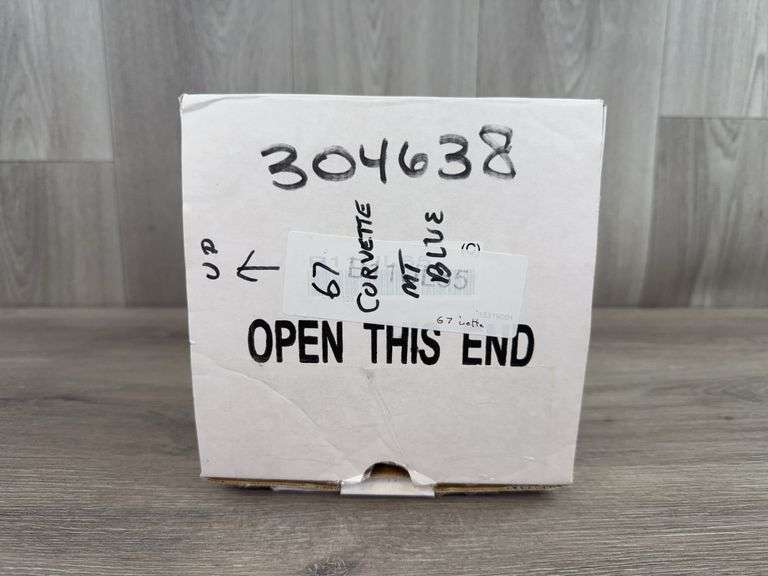 1967 Corvette Sting Ray L89, Blue, 1/24, Franklin Mint Precision Models, Limited Edition, Certificate Of Authenticity, #1528/3000