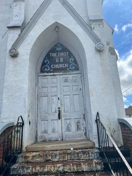 59" W X 50.5" H Stained Glass Window