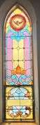 20.5" W X 87.5" H Stained Glass Window