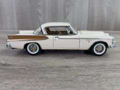 1957 Studebaker Golden Hawk, Tiara Gold/Arctic White, 1/24, Danbury Mint, 50th Anniversary Edition, Certificate Of Title