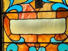 Large Stained Glass Window - 121" W X 157" H Overall