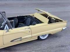 1959 Ford Thunderbird Convertible, Casino Cream, 1/24, Certificate of Title, Limited Edition Serial #2334, Danbury Mint