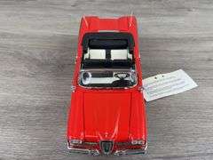 1958 Edsel Citation Red Convertible/Black Cove, 1/24, Franklin Mint Precision Models, #47/2500
