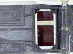 1913 Ford Model T 1995 Christmas Delivery Van Bank, 1/25, Ertl, Missing Steering Column, Key & Cover