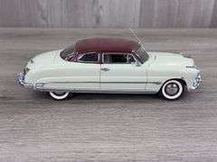 1951 Hudson Hornet, Beige/Maroon, 1/24, Franklin Mint Precision Models, Collector Portfolio, Limited Edition, #843/2500