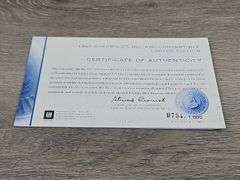 1957 Chevrolet Bel Air Convertible, Canyon Coral, 1/24, Franklin Mint Precision Models, Limited Edition, #1195/1500, No Box