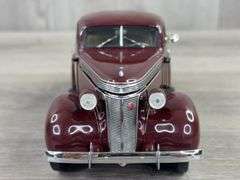 1937 Studebaker Dictator Coupe, Cardinal Red, 1/24, Danbury Mint, No Paperwork