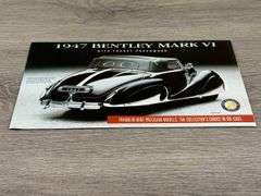 1947 Bentley Mark VI W/Franay Coachwork, Black, 1/24, Franklin Mint Precision Models, Certificate Of Authenticity, Paperwork Included