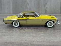 1955 Studebaker President Speedster, Yellow/Gold, Limited Edition #1709 of 5000, Danbury Mint, No Box