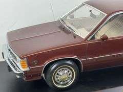 1982 Chevy Citation Factory Model, Made Of Fiberglass, Leather & Stainless Steel Chrome, 29” Long, Custom Case & Plexiglass Cover, 1 Of 10 Made