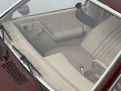 1982 Chevy Citation Factory Model, Made Of Fiberglass, Leather & Stainless Steel Chrome, 29” Long, Custom Case & Plexiglass Cover, 1 Of 10 Made