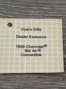 1956 Chevrolet Bel Air Convertible, Baby Blue/ White, 1/24, Limited Edition, Vicki's Gifts Exclusive 1956 Chevrolet 3 Car Set, Dealer Exclusive, Limited Edition, #534/750, Franklin  Mint Precision Mod