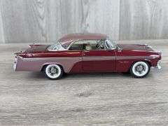 1956 DeSoto Sportsman Coupe, Plum/Lavender, 1/24, Danbury Mint, Limited Edition, Certificate Of Title, #3578/5000, Paperwork Included