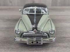 1948 Buick Roadmaster Gray Coupe, 1/24, Danbury Mint, Certificate Of Title, Missing Driver’s Side Mirror