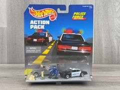 Police Force Robbery In Progress Action Pack, Armored Car Is 2 1/2”, Hot Wheels