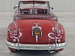 1948 Chrysler New Yorker Convertible, Sumac Red, 1/24, Danbury Mint, Certificate Of Title