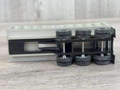 International Navistar Truck W/2 Dump Trailers, 1/64, Custom