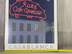 Casablanca Rick’s Cafe American Framed Picture, 24”Wx34”H
