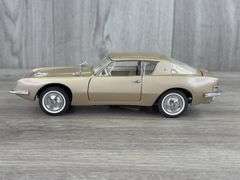 1963 Studebaker Golden Avanti Coupe, Tan, 1/24, Franklin Mint Precision Models