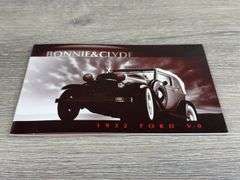 1932 Ford V8 Convertible Sedan, Bonnie & Clyde Edition, 1/24, Maroon/Black, Franklin Mint Precision Models, Collector Portfolio, Paperwork & Accessories Included