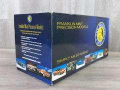 1958 Plymouth Belvedere Convertible, Teal, 1/24, Franklin Mint Precision Models, Certificate Of Authenticity, Limited Edition, #253/2500, Collector Portfolio, Outer Shipping Box