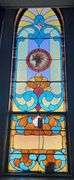 23.5" W X 87.5" H Stained Glass Window