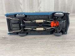 1956 Chevrolet Bel Air Convertible, 1/24, Blue/Turquiose, Franklin Mint Precision Models, Certificate Of Authenticity, #659/1500, Collector Portfolio