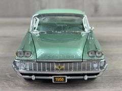 1958 Chrysler New Yorker Hardtop, Spring Green/Cypress Green, 1/24, Danbury Mint, Certificate Of Title