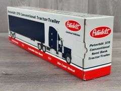 Peterbuilt 379 Red Dog Conventional Semi Tractor Trailer Lockable Coin Bank, 1/64, Liberty Classics By Spec Cast