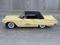 1959 Ford Thunderbird Convertible, Casino Cream, 1/24, Certificate of Title, Limited Edition Serial #2334, Danbury Mint