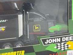 Chad Little #97 John Deere Racing Team Transporter W/Die-Cast Stock Car, 1/64, Racing Champions