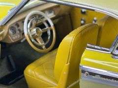 1955 Studebaker President Speedster, Yellow/Gold, Limited Edition #1709 of 5000, Danbury Mint, No Box