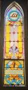 20.5" W x 87.5" H Stained Glass Window