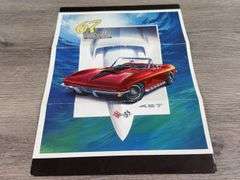 1967 Corvette Sting Ray L88 Convertible Red/1/2 Clear, 1/24, Franklin Mint Precision Models, Certificate Of Authenticity