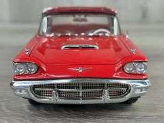 1960 Ford Thunderbird Coupe, Moonroof, Red, 1/24, Danbury Mint